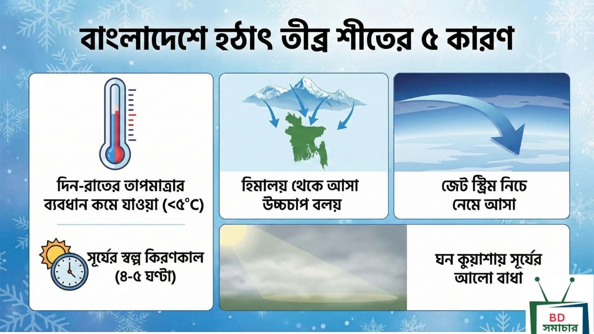 বাংলাদেশে হঠাৎ তীব্র শীতের কারণ কী