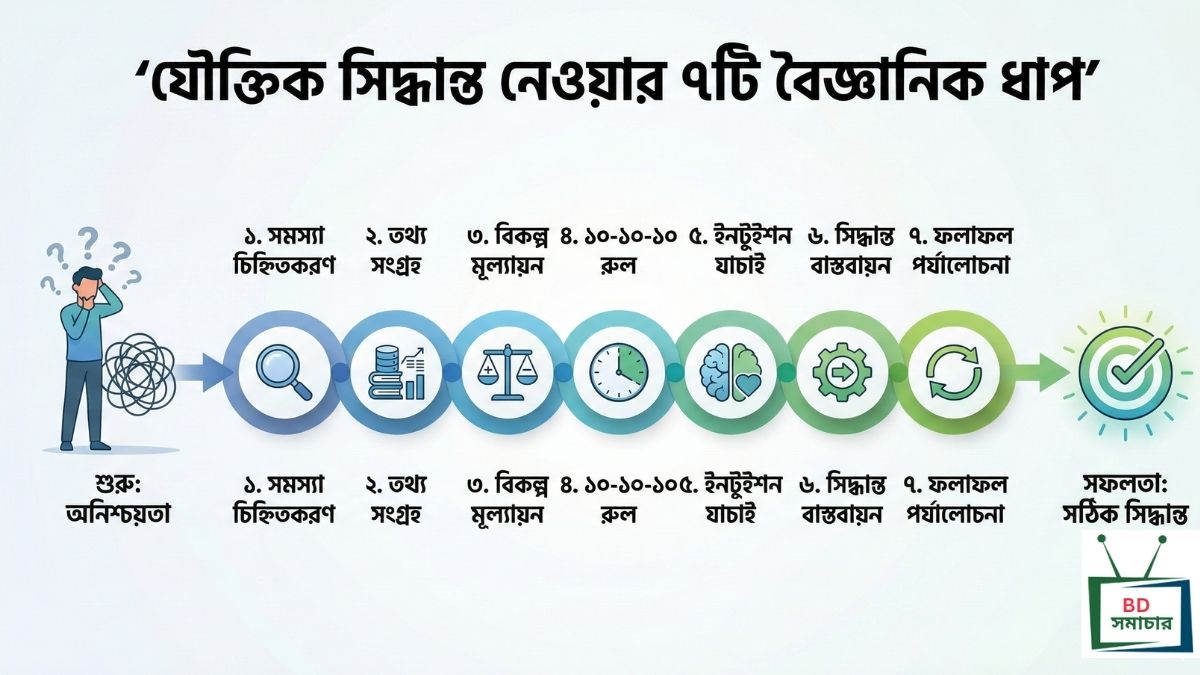 যৌক্তিক সিদ্ধান্ত নেওয়া যায় কিভাবে