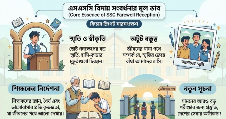 SSC বিদায় অনুষ্ঠানের বক্তব্য