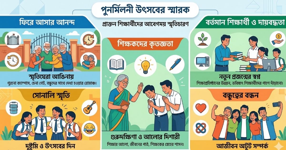 প্রাক্তন শিক্ষার্থীদের পুনর্মিলনী বক্তব্য
