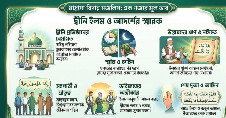 মাদ্রাসার বিদায় অনুষ্ঠানের বক্তব্য