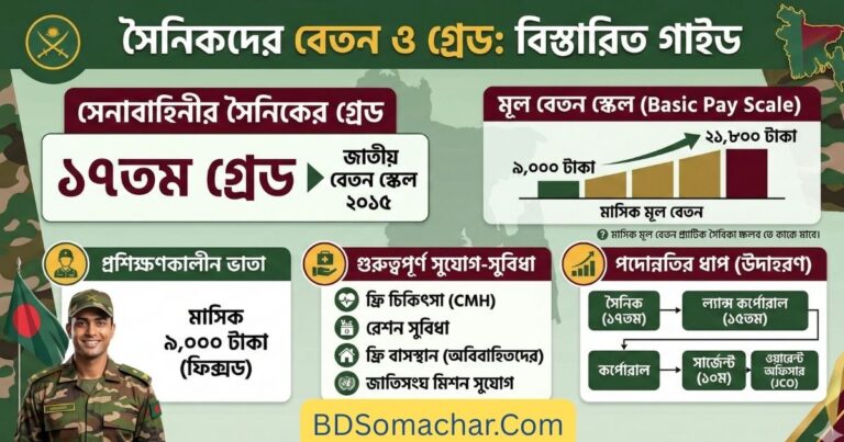 সেনাবাহিনীর সৈনিক কততম গ্রেড