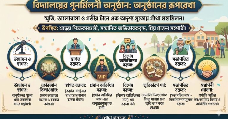 স্কুলের পুনর্মিলনী অনুষ্ঠানের উপস্থাপনা স্ক্রিপ্ট