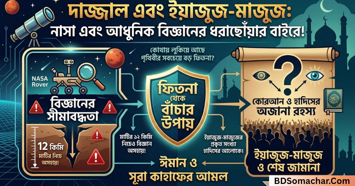 দাজ্জাল, ইয়াজুজ-মাজুজ এবং মহাকাশ বিজ্ঞান কোরআন ও হাদিসের আলোকে অজানা রহস্য